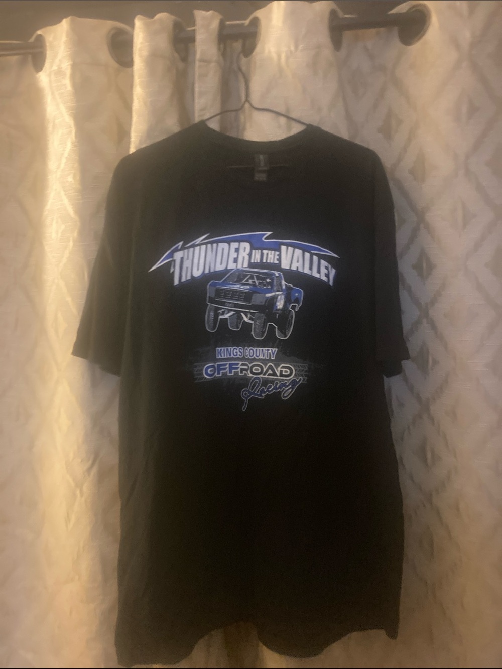 Gildan Black 'Thunder in the Valley' Off-Road Graphic Tee